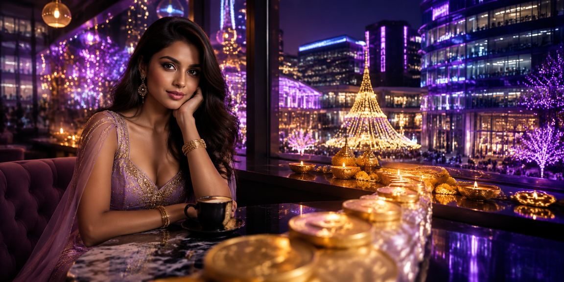 Diwali festival celebration with casino games and bonuses